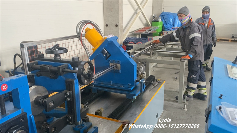 High precision solar mounting channel roll forming production line