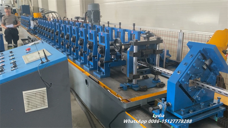 Automatic PV support bracket production line with PLC control