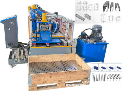 Zhongtuo High Speed Unistrut Channel Production Line Solar Channel Solar Mounting Strut Roll Forming Machine