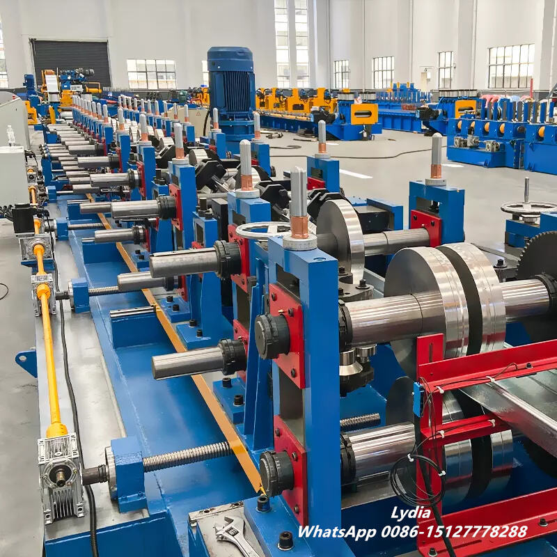 Auto Size Changeable C Z10 Hydraulic Punching C Z Purlin Roll Forming Machine