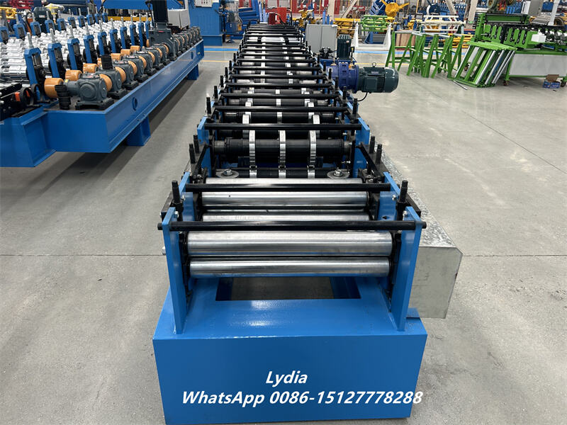 C steel purlin roll forming machine production line