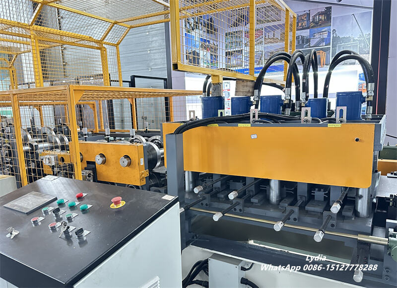Automatic C Z Purlin Machine with Hydraulic Punching System