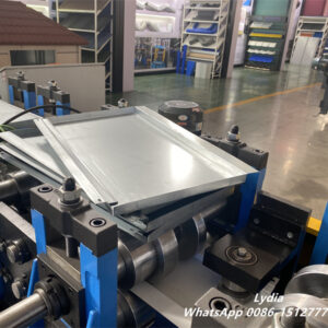 Cassette Facade09 main roll forming machine for Dri-Design cassette metal facade panel production with GCr15 rollers