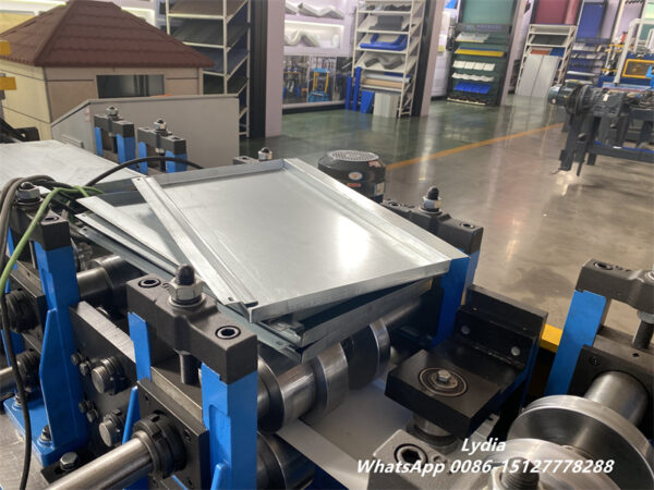 Cassette Facade09 main roll forming machine for Dri-Design cassette metal facade panel production with GCr15 rollers