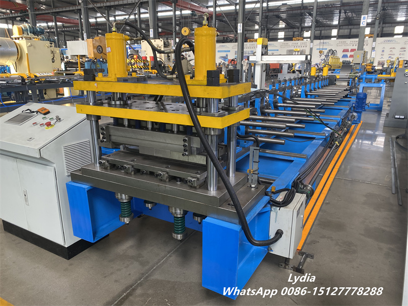 Panasonic PLC control system touchscreen panel for automatic cassette facade roll forming line