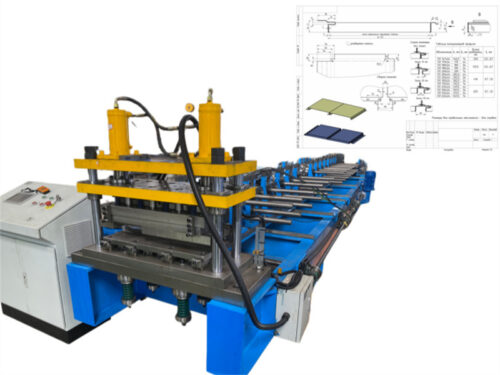 Dri-Design cassette rainscreen facade roll forming machine for metal wall cladding panel production line