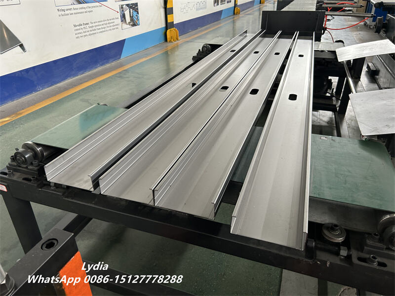 Adjustable C Purlin Roll Former with Hydraulic Punching System