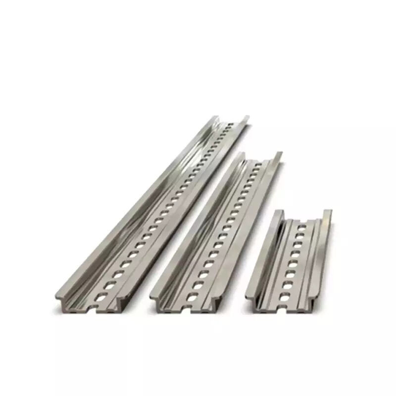 Finished galvanized DIN rail profiles