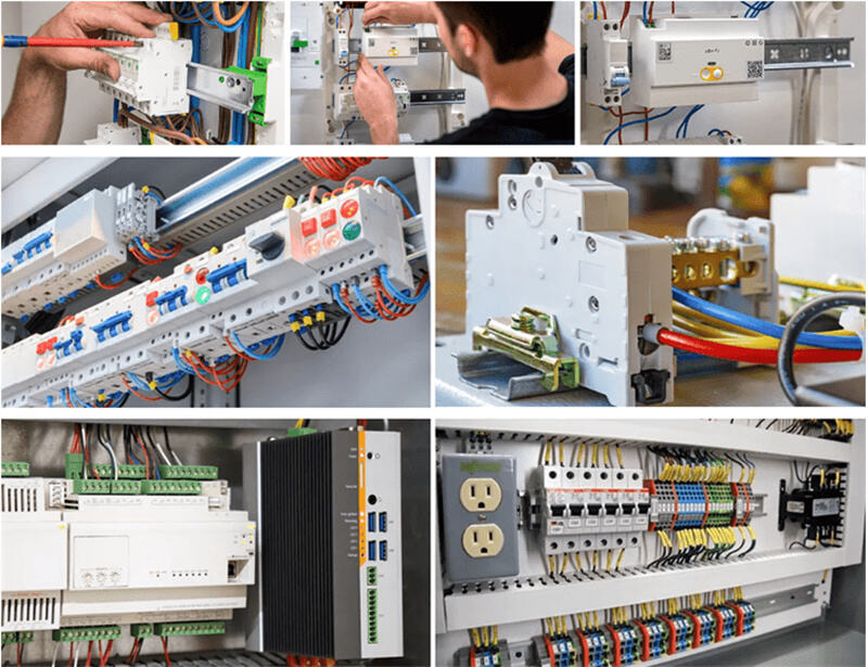 Finished galvanized DIN rail profiles
