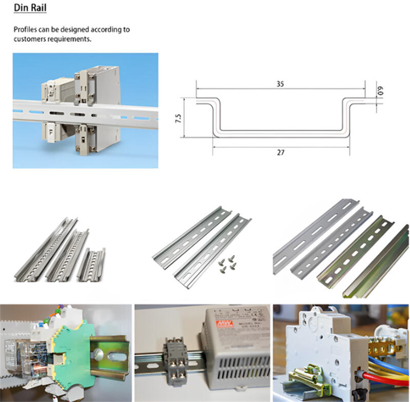 DIN Rail Roll Forming Machine production line
