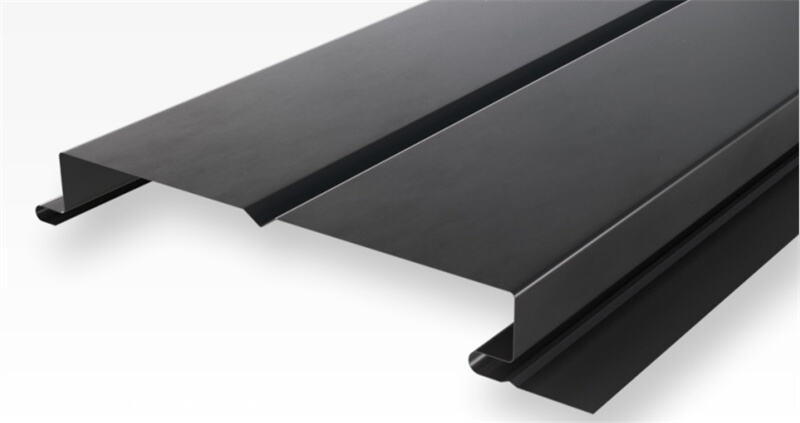 Flush Wall Soffit Profile03 Metal soffit panel manufacturing machine in factory