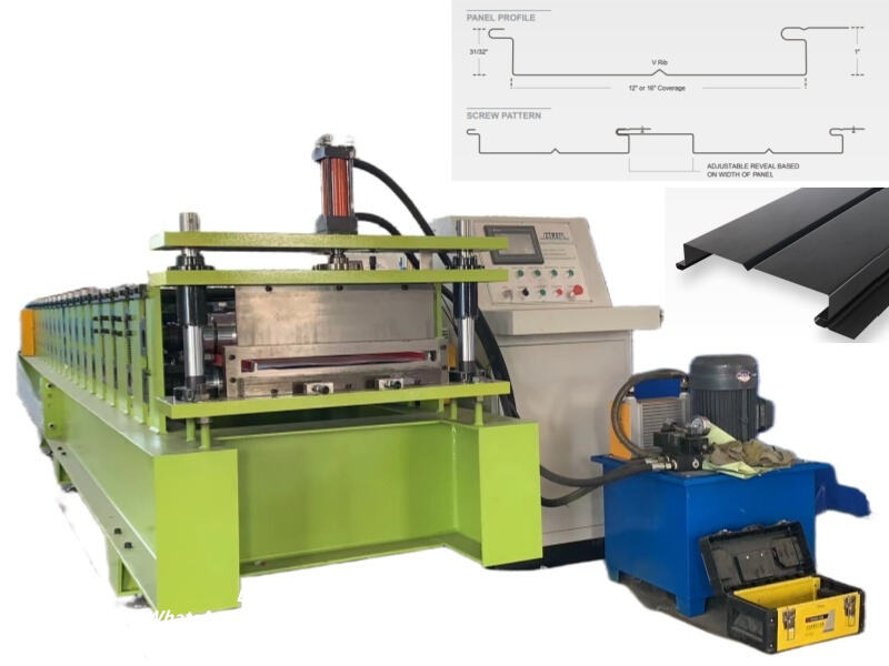 Flush Wall Soffit Profile06 Flush Wall Soffit Profile Roll Forming Machine production line by ZTRFM