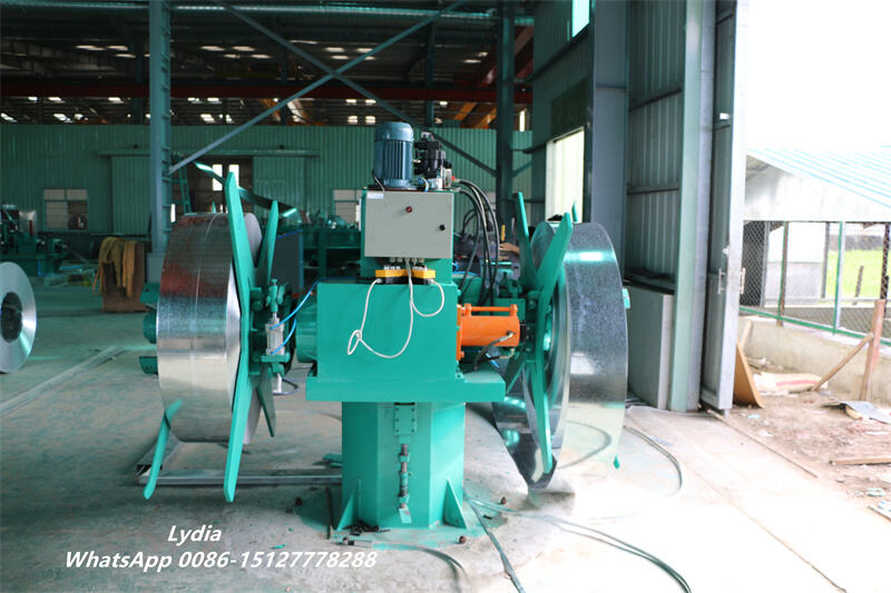 Double-side hydraulic uncoiler