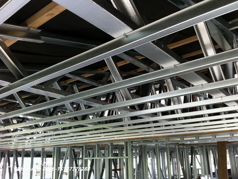 Finished Hat Purlin Profiles from Roll Forming Machine