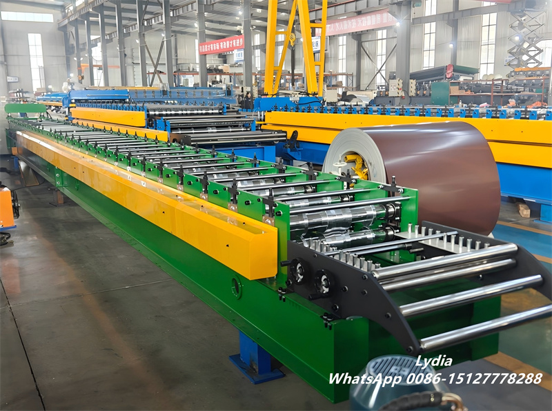 Automatic Wall Cladding Roll Forming Machine for PPGI Steel