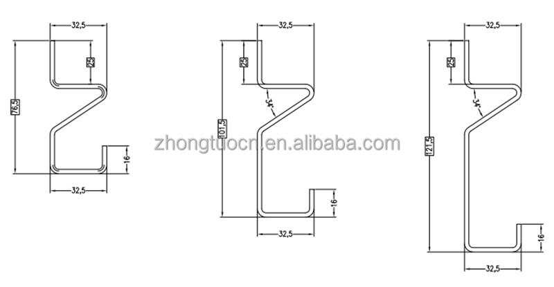 Roll forming process of Z beam shelving profile
