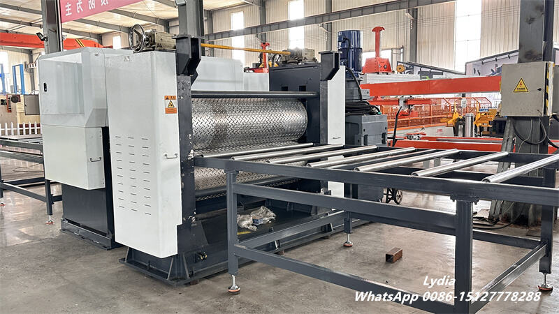 Zhongtuo Heavy Duty Steel Plate Embossing Machine Coil Embossing Machine for 1.2-5mm Carbon Steel 7 Steel plate embossing machine working process