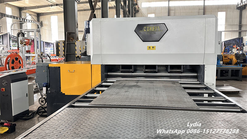 Zhongtuo Heavy Duty Coil Embossing Machine for 1.2-5mm Carbon Steel Sheets