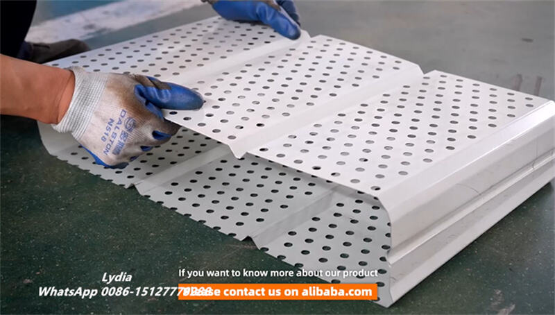 Finished Sound Barrier Panels Manufactured by Roll Forming Machine