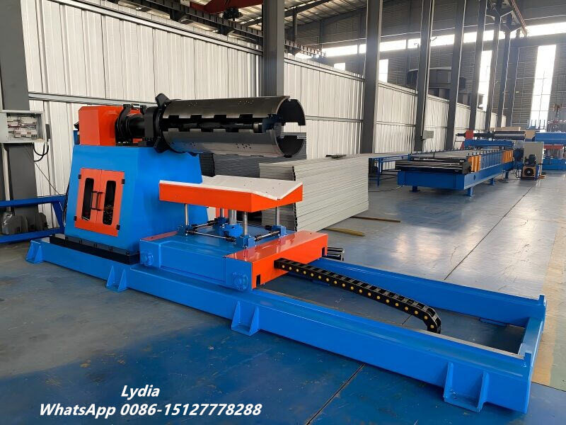 10 ton hydraulic steel coil decoiler machine