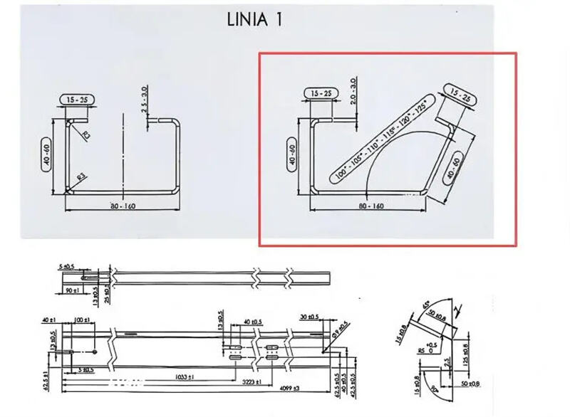 Eaves beam roll forming machine with automatic punching system