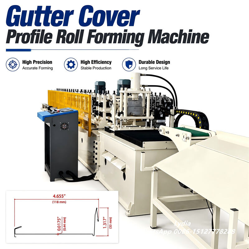 Roof Drainage Gutter Cover Manufacturing Machine