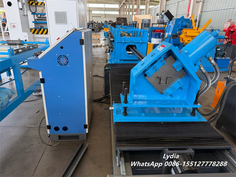 Complete Omega Channel Production Line with Decoiler Forming Cutting and Stacking System