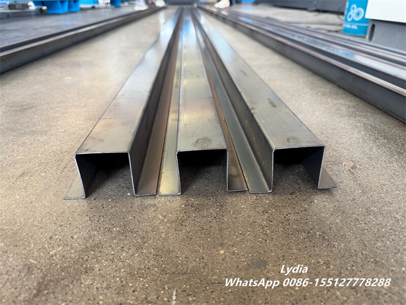 Complete Omega Channel Production Line with Decoiler Forming Cutting and Stacking System