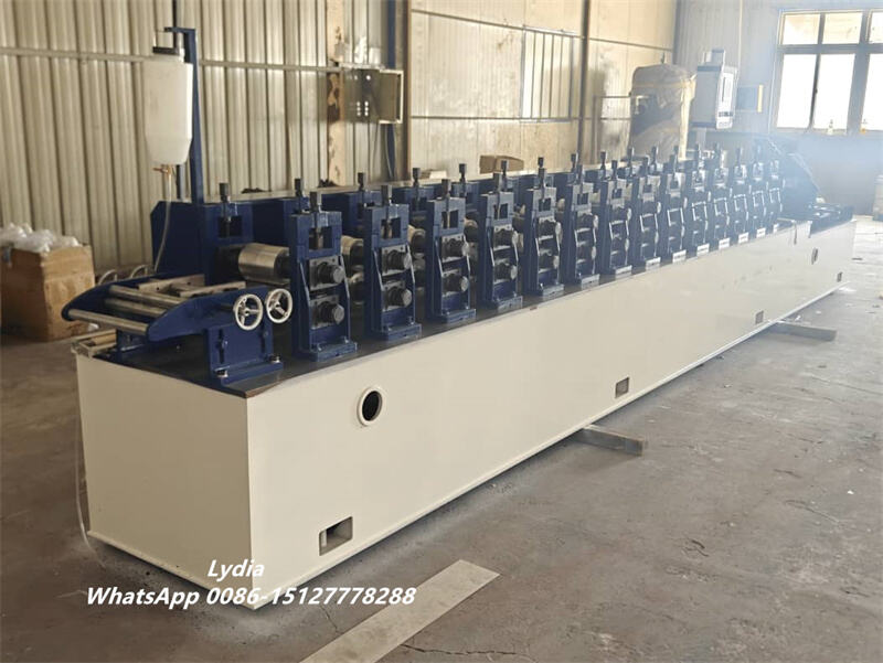 Ceiling omega channel roll forming machine with PLC control