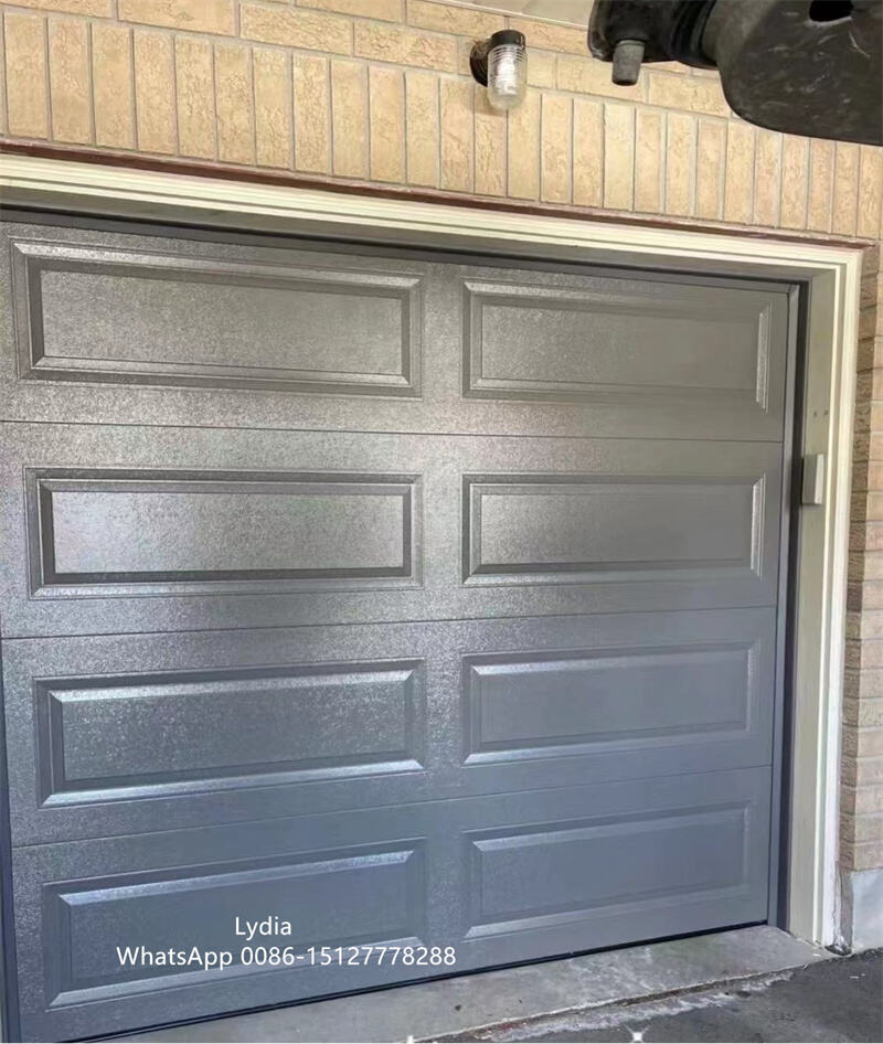 PU Garage Door Machine09 PU sectional garage door finished panel