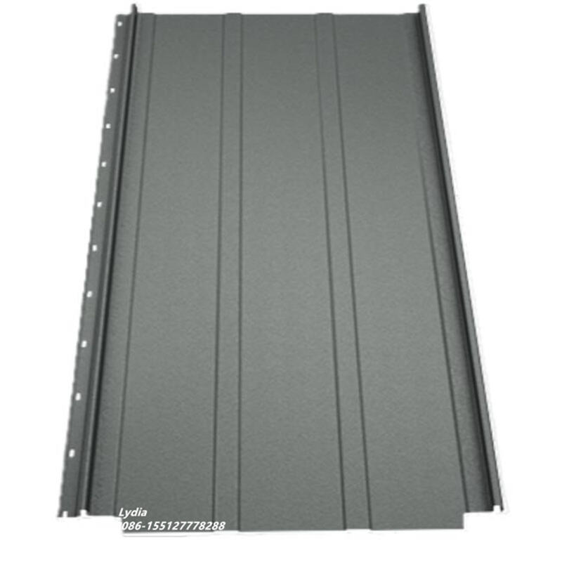 Automatic Standing Seam Roof Panel Roll Forming Machine with Hydraulic Punching System