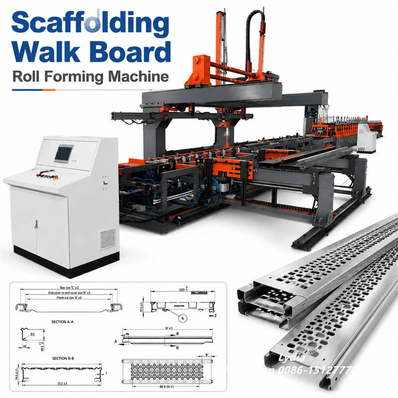 Automatic Steel Scaffold Board Making Machine