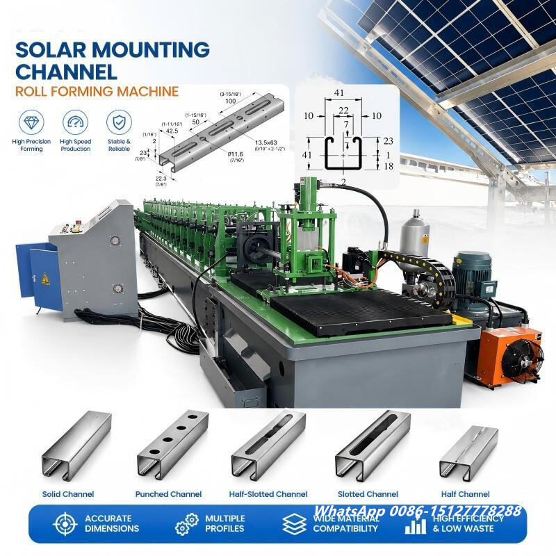 Solar Strut Channel Making Machine