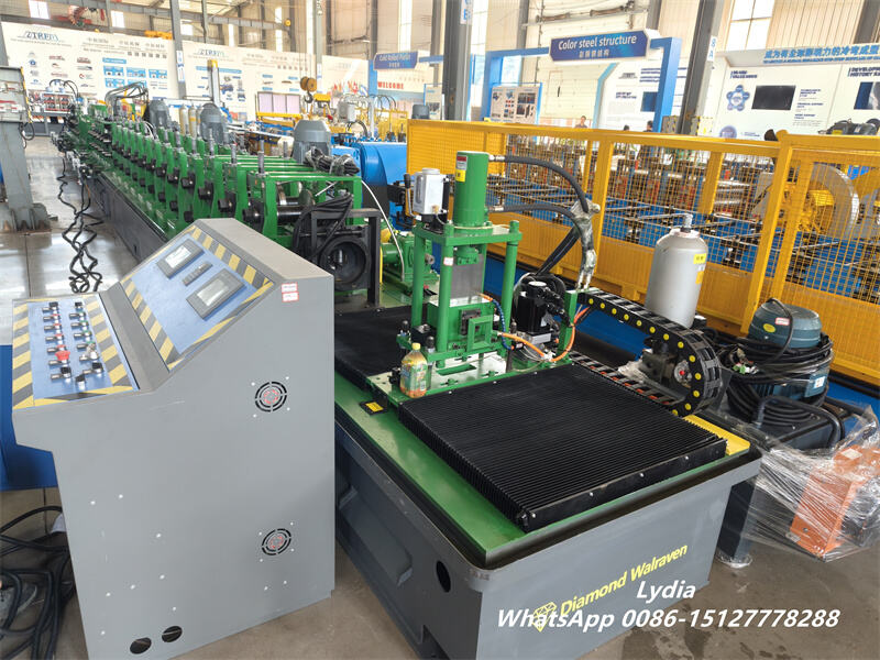 Solar PV Bracket Roll Forming Machine with Punching System