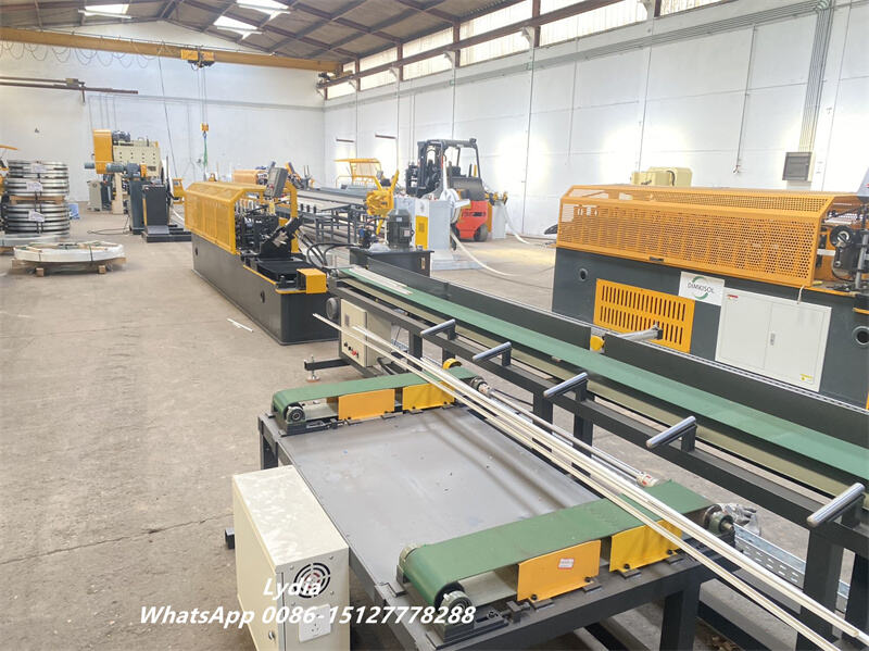 Triangle Tee Roll Forming Production Line with Hydraulic Flying Cutting