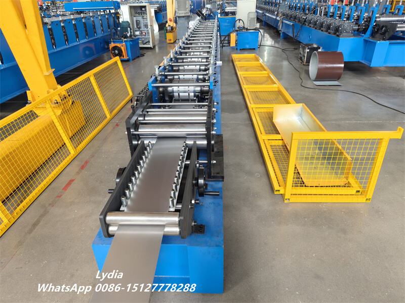 C Purlin Roll Forming Machine with PLC & HMI Control