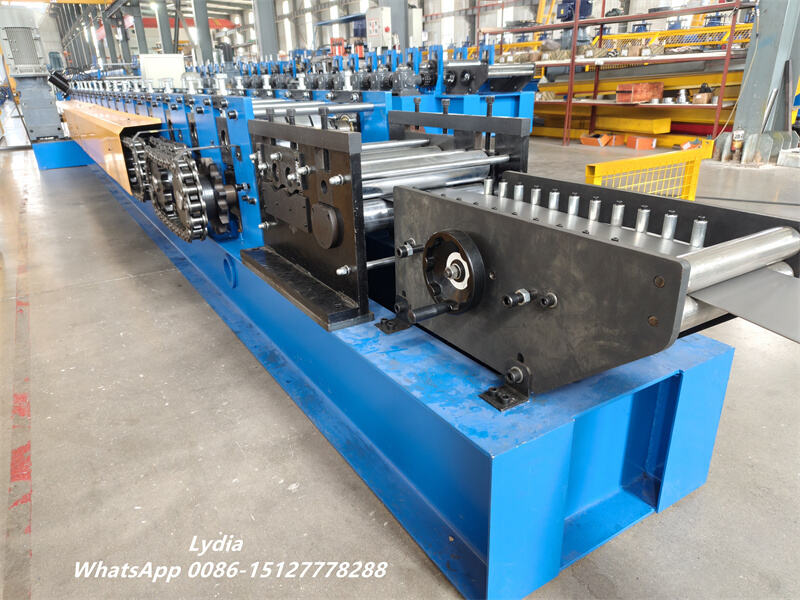 C Purlin Roll Forming Machine with PLC & HMI Control