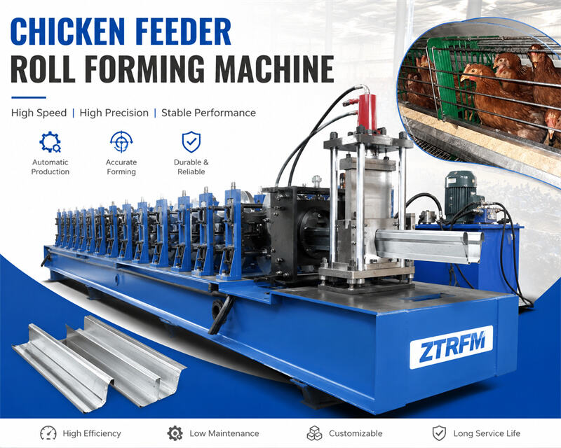 Poultry Feed Trough Machine