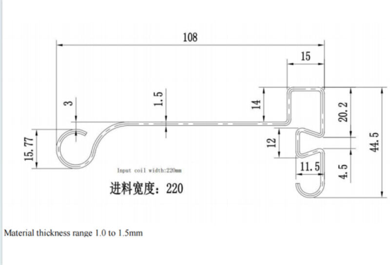 PLC Controlled Rolling Shutter Door Machine
