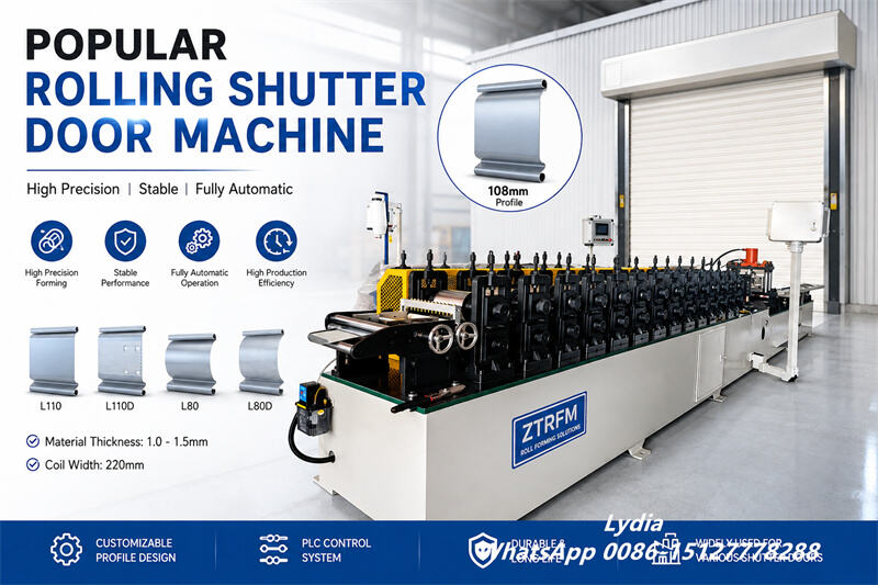 Galvanized Steel Rolling Shutter Door Machine