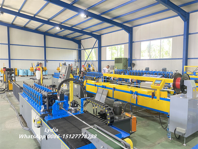 Automatic drywall steel stud production line for CD UD UW CW profile manufacturing