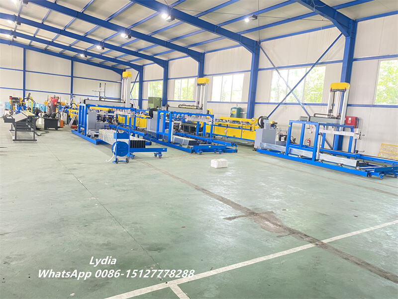 Fully automatic metal stud and track roll forming machine with auto palletizing system