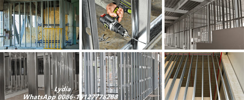 Light gauge steel framing system application for drywall construction projects