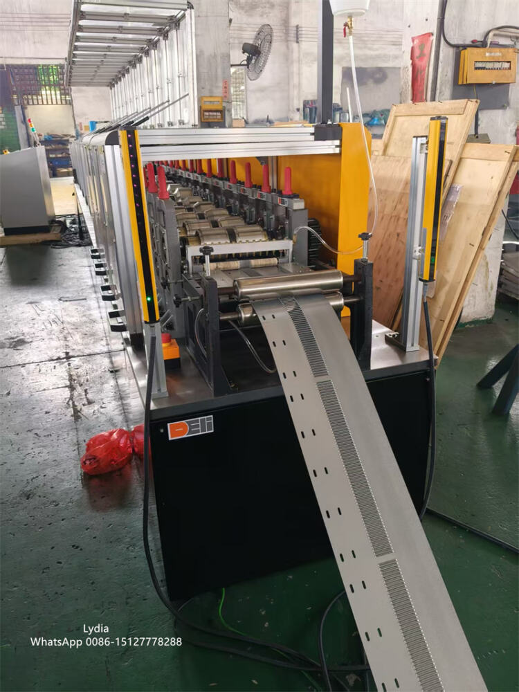 FIXED LOUVERS06 Perforated Louver Frame Machine