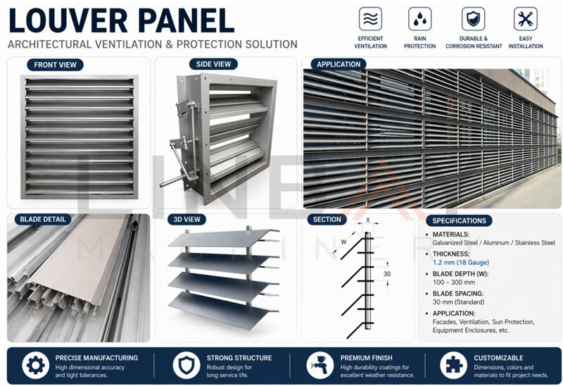 Metal Ventilation Louver Roll Forming Machine