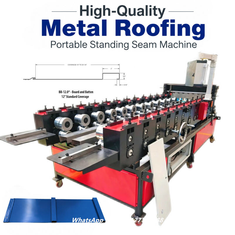 standing seam metal roof forming machine