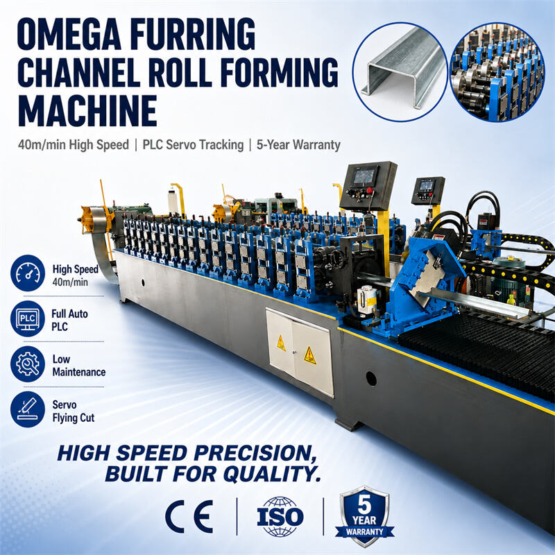 Furring Hat Channel Roll Forming Machine