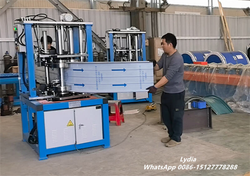 standing seam roof panel crimping machine