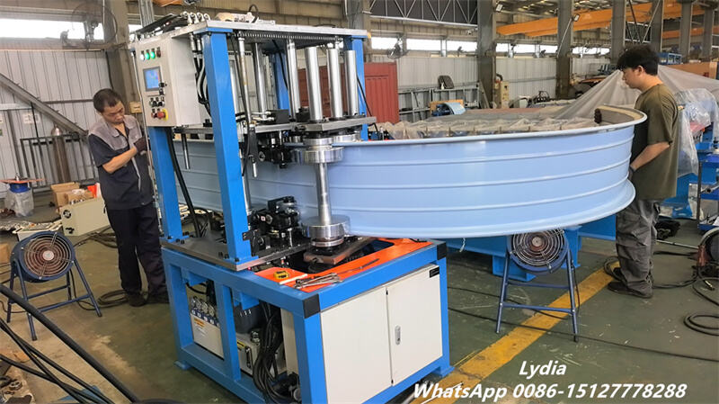 standing seam curving machine