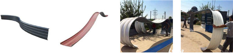 standing seam roof panel curving machine